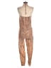 Otte 100% Silk Tweed Brown Jumpsuit Size P (petite) - photo 2