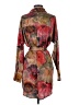 VICI 100% Polyester Brown Casual Dress Size XS - photo 2