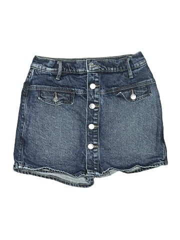 Express Denim Skirt (view 1)