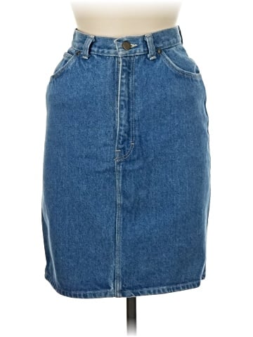 Express Denim Skirt (view 1)