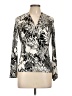 Assorted Brands Animal Print Ivory Long Sleeve Blouse Size 12 - photo 1
