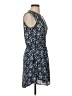 Gap 100% Polyester Floral Blue Casual Dress Size XS - photo 4