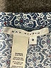 Max Studio 100% Rayon Hearts Blue Casual Pants Size M - photo 3