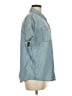 Chaps 100% Lyocell Blue Short Sleeve Button-Down Shirt Size M - photo 4