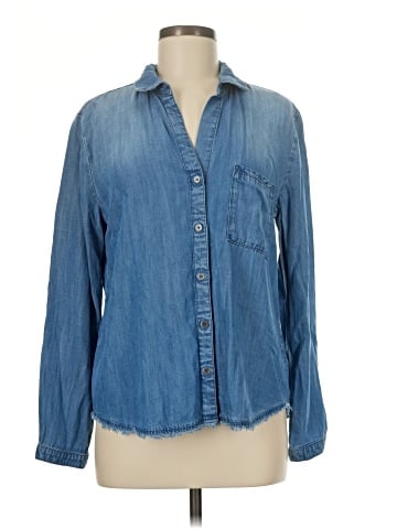 Cloth & Stone Long Sleeve Button Down Shirt - front