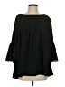 French Connection 100% Polyester Black 3/4 Sleeve Blouse Size S - photo 1