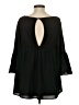 French Connection 100% Polyester Black 3/4 Sleeve Blouse Size S - photo 2