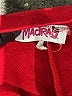MadRag Solid Burgundy Red Formal Skirt Size S - photo 4