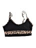 Unbranded Animal Print Black Swimsuit Top Size M - photo 1