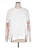Unbranded Floral White Sweatshirt Size XL - photo 1