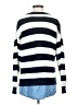 Time and Tru Stripes Blue Pullover Sweater Size S - photo 2