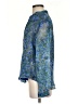 Coldwater Creek 100% Polyester Blue Long Sleeve Blouse Size S (petite) - photo 5