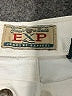Express Jeans 100% Cotton Solid Ivory Shorts Size 11 - 12 - photo 3