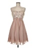 My Michelle 100% Polyester Tan Cocktail Dress Size 9 - photo 1