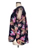 Black Rainn 100% Polyester Black Short Sleeve Blouse Size L - photo 5