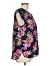 Black Rainn 100% Polyester Black Short Sleeve Blouse Size L - photo 4