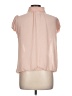 Max Studio 100% Polyester Pink Short Sleeve Blouse Size L (petite) - photo 2