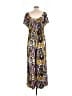 Bel Kazan Paisley Yellow Jumpsuit Size XL - photo 2