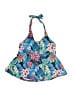Unbranded Tropical Blue Swimsuit Top Size S - photo 1