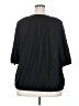 Emery Rose 100% Polyester Black 3/4 Sleeve Blouse Size 4X - photo 2
