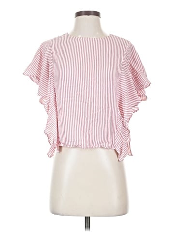 Zara TRF Short Sleeve Blouse (view 1)