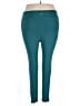 Yogalicious Solid Teal Active Pants Size XXL - photo 2