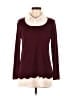 Nina Leonard Burgundy Pullover Sweater Size M - photo 1