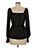 Assorted Brands 100% Polyester Black Long Sleeve Blouse Size M - photo 2