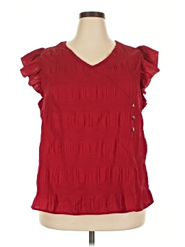 Shein Curve Sleeveless Blouse
