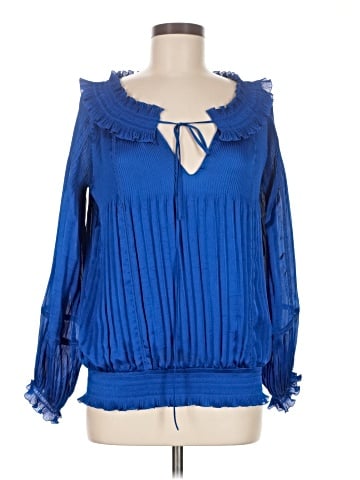 Diane von Furstenberg Long Sleeve Blouse (view 1)