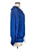 Diane von Furstenberg 100% Polyester Blue Long Sleeve Blouse Size 8 - photo 4