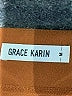 Grace Karin Solid Brown Casual Skirt Size M - photo 4