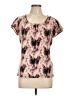 Worthington Pink Short Sleeve Blouse Size L - photo 1