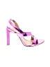 Schutz Solid Pink Purple Sandals Size 7 1/2 - photo 1