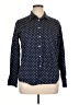 Chaps 100% Cotton Polka Dots Blue Long Sleeve Button-Down Shirt Size XL - photo 1