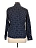 Chaps 100% Cotton Polka Dots Blue Long Sleeve Button-Down Shirt Size XL - photo 2