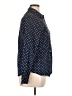 Chaps 100% Cotton Polka Dots Blue Long Sleeve Button-Down Shirt Size XL - photo 4