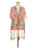 Soft Surroundings 100% Polyester Orange Kimono Size 3X - photo 1