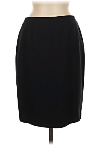 Linda Allard Ellen Tracy Wool Skirt (view 1)