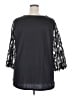 Assorted Brands Black 3/4 Sleeve Blouse Size 4X - photo 2