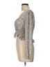 RoseBullet Silver Long Sleeve Blouse Size 10 - photo 5
