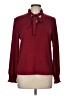 Tahari 100% Polyester Burgundy Long Sleeve Blouse Size M - photo 1