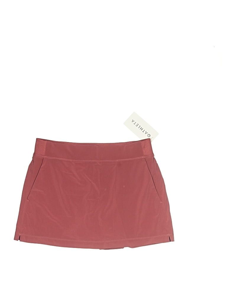 Pre-owned Athleta Active Skort In Burgundy