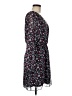 Express 100% Polyester Floral Black Casual Dress Size M - photo 4