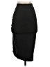 Shein Solid Black Casual Skirt Size 2 - photo 2