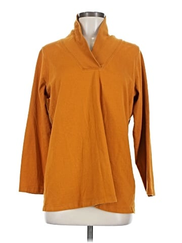 Brylane Woman Collection Long Sleeve T-Shirt (view 1)