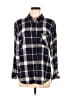 Assorted Brands Plaid Blue Long Sleeve Button-Down Shirt Size M - photo 1
