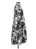 Unbranded 100% Polyester Paisley Blue Casual Dress Size XS - photo 4