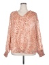 Easel Orange Long Sleeve Blouse Size 3X - photo 1