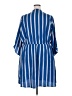 rue21 100% Polyester Stripes Blue Casual Dress Size 3X - photo 2